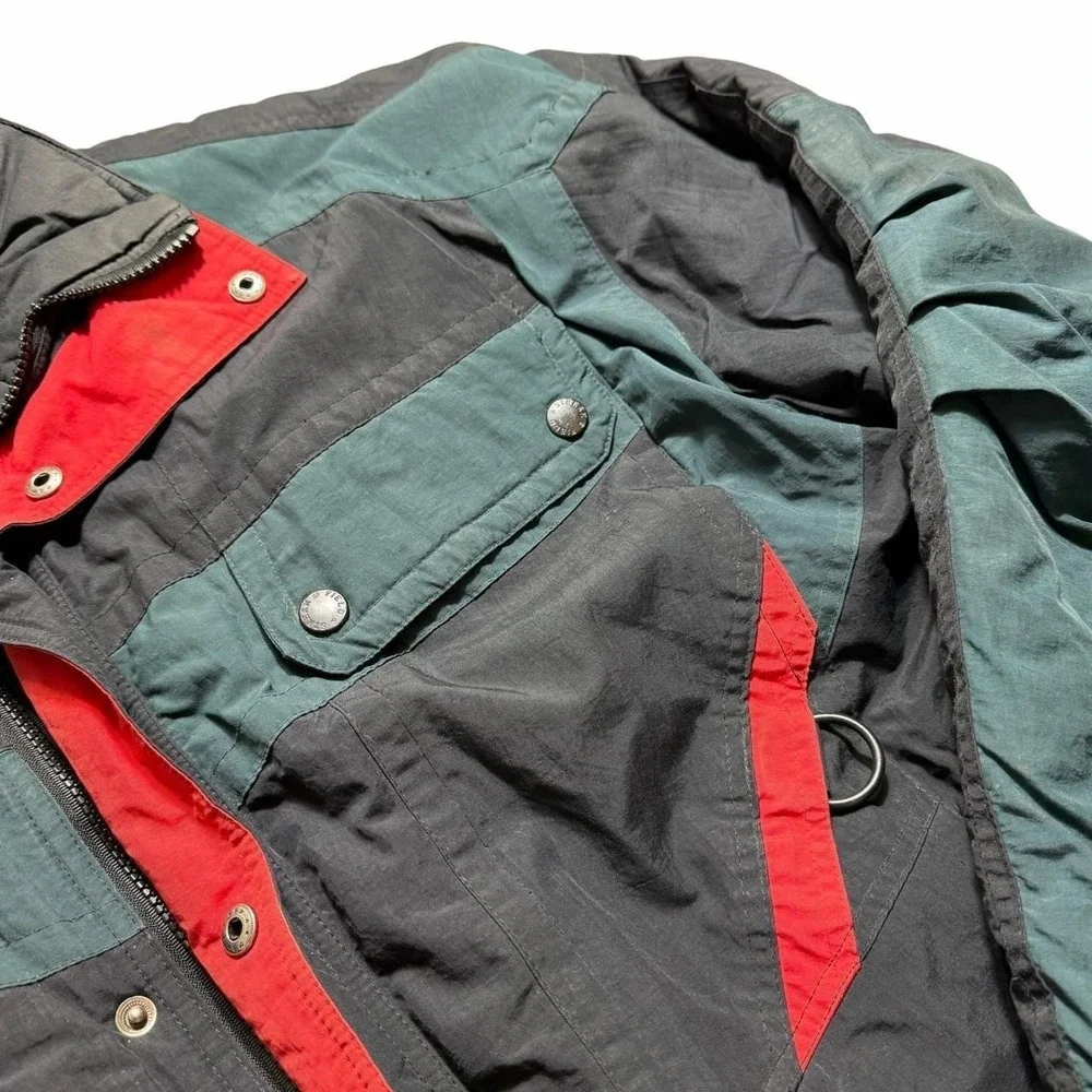 Vintage Field & Stream Colorblock Insulated Bomber Jacket XL Tall 90s
